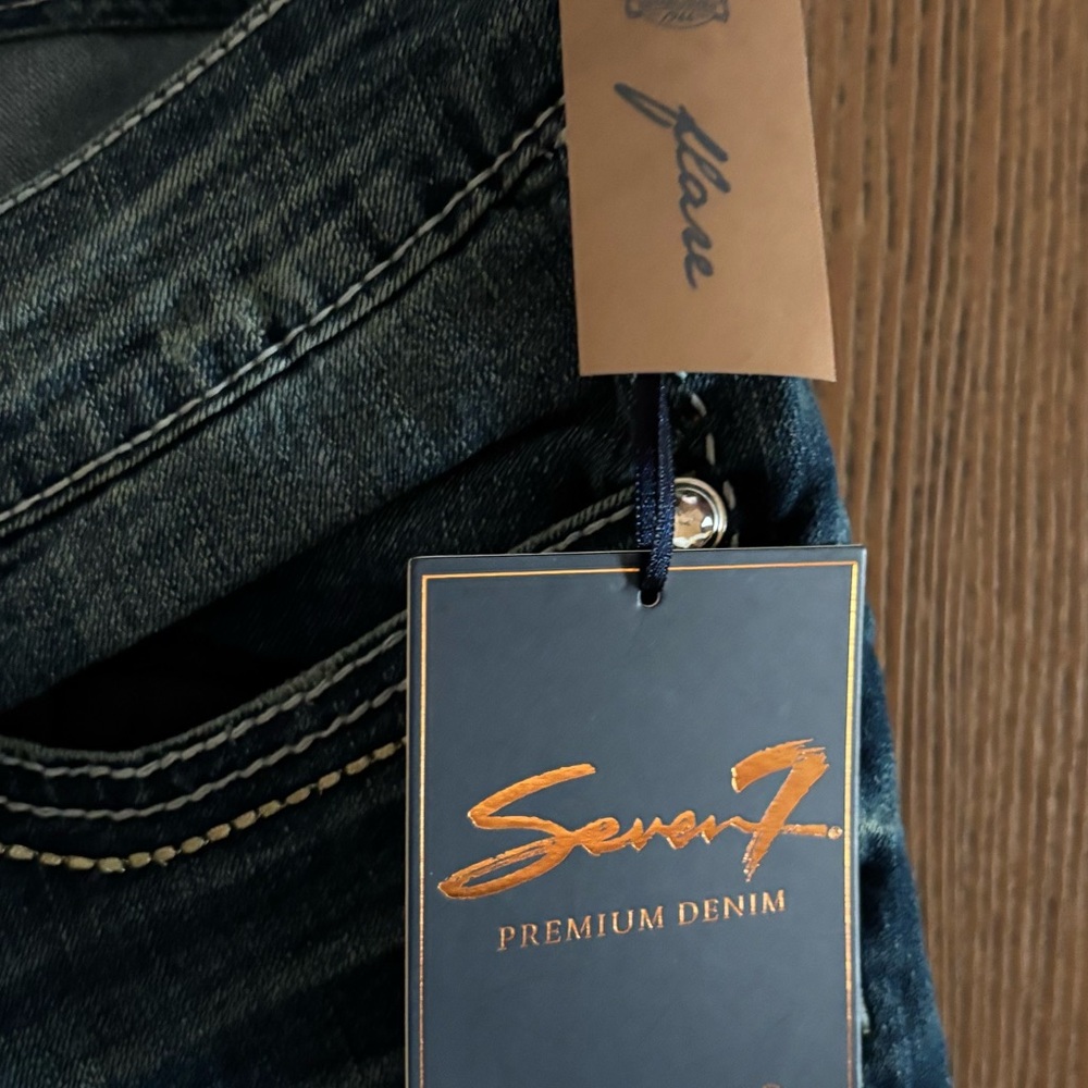 7 For All Mankind Premium Denim in Dark Blue